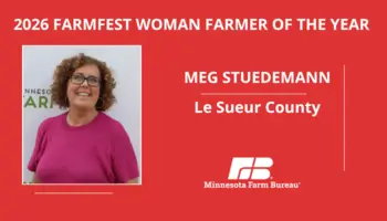 Stuedemann Named 2026 Farmfest Woman Farmer of the Year 