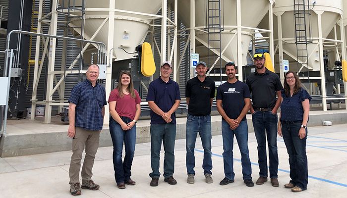 group of ALN members on a tour