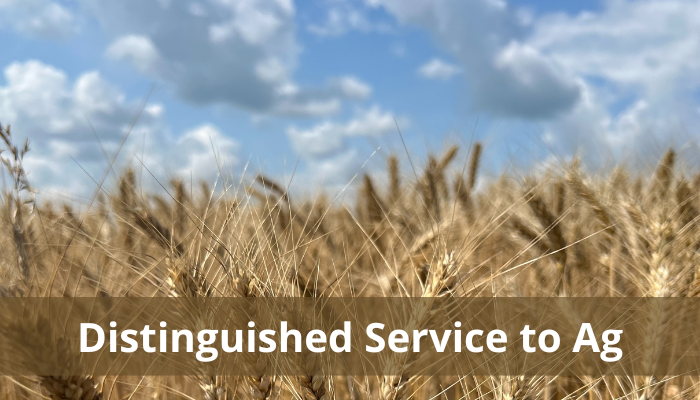 2024 Distinguished Service to Agriculture Recipients Announced