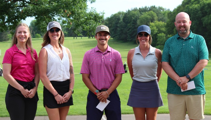 group of golfers who won awards