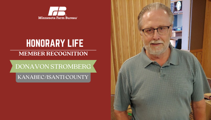 Minnesota Farm Bureau Recognizes Donavon Stromberg as 2025 Honorary Life Recipient