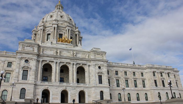 external photo of Minnesota State Capitol