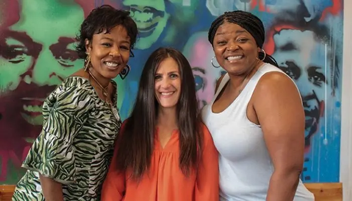 Appetite for Change founders Princesss Titus, Michelle Horvitz and LaTasha Powell
