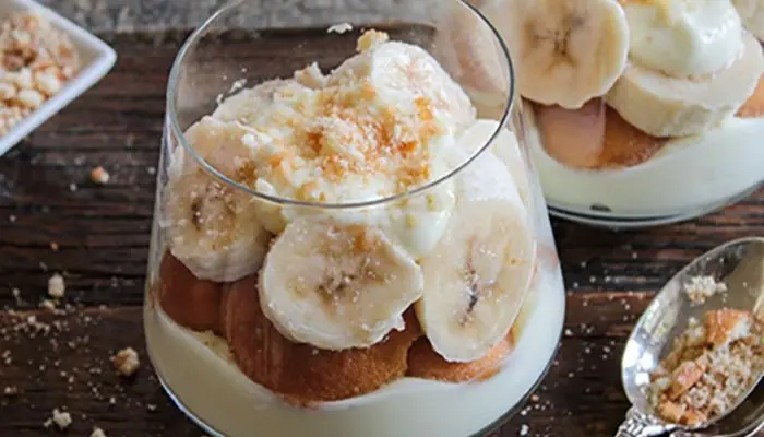 Photo of Banana Cream Pudding in a glass