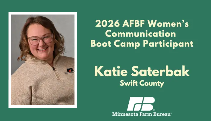 infographic with Katie Saterbak headshot and program information