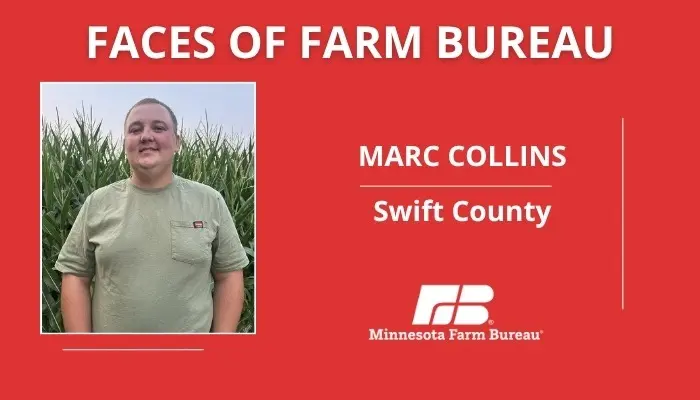 Portrait of Marc Collins with graphic