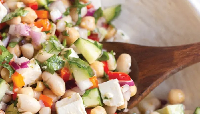 Photo example of bean salad