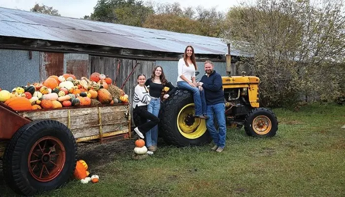 Family photo of the Huebsch